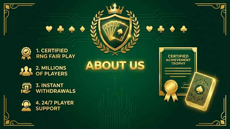 Boss Rummy About Us official skill gaming platform overview and certified RNG security