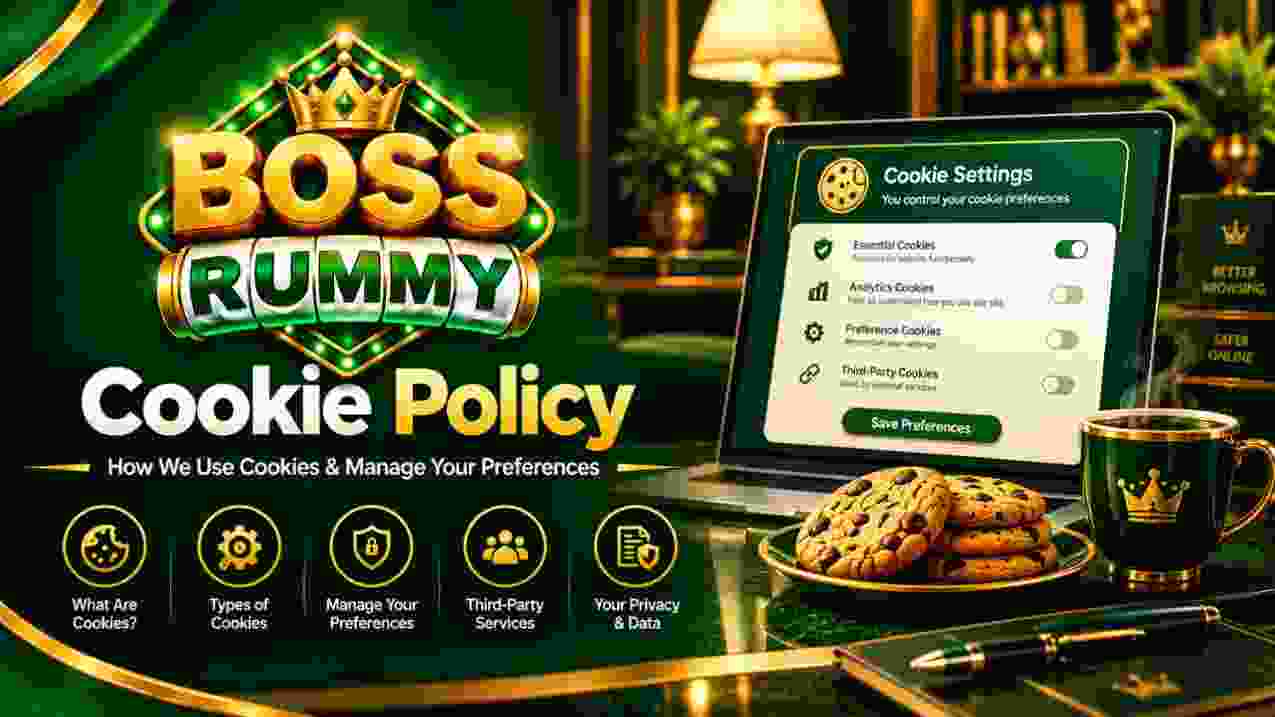 Boss Rummy Cookie Policy complete setup and player safety guide