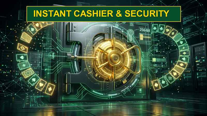 Boss Rummy Features banking cashier and security encryption