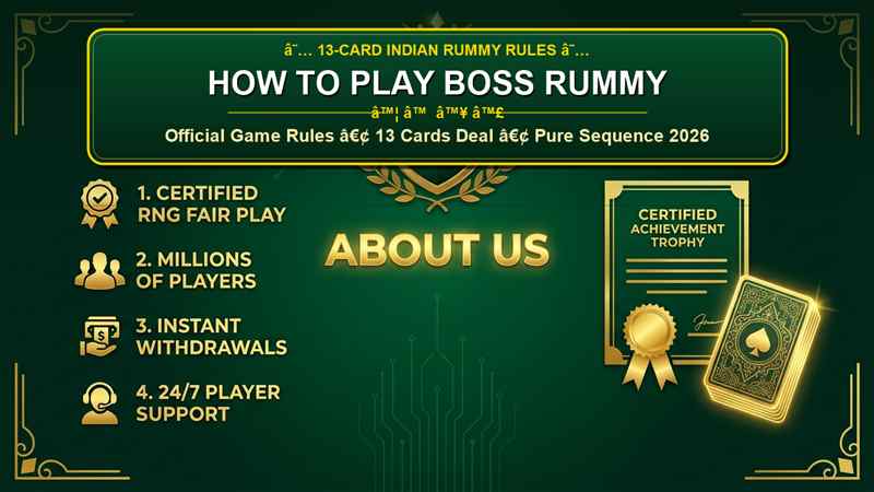How to Play Boss Rummy step by step tutorial table overview
