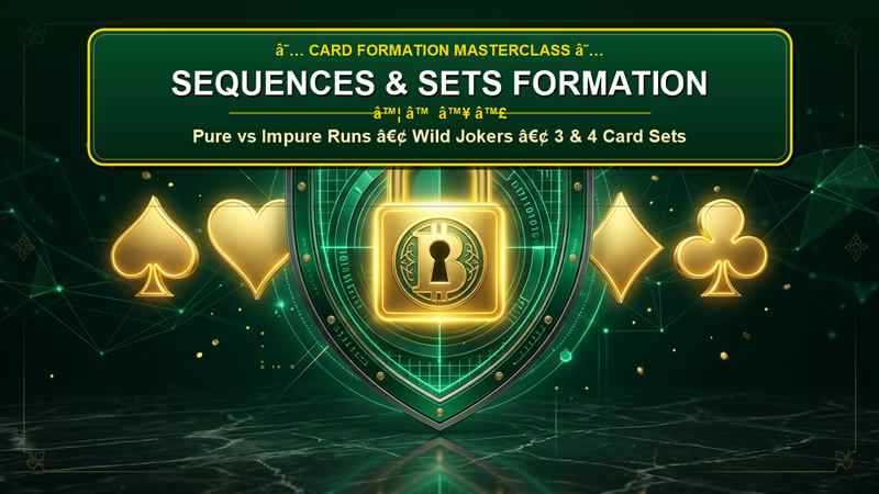 How to Play Boss Rummy sequence and set combinations